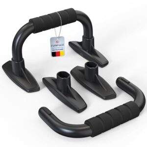 FUNFLEX Liegestützgriffe für effektives Oberkörpertraining – Push-up Bars mit rutschfestem Griff & stabilem Design – Handgelenkfreundlich – Trainingsgerät für Männer & Frauen – Fitness Zuhause