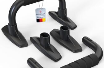 FUNFLEX Liegestützgriffe für effektives Oberkörpertraining – Push-up Bars mit rutschfestem Griff & stabilem Design – Handgelenkfreundlich – Trainingsgerät für Männer & Frauen – Fitness Zuhause
