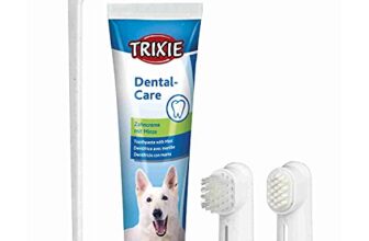 TRIXIE 2561 Zahnpflege-Set, Hund, 100 g