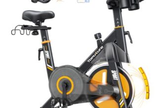 Toputure Neu’26 Heimtrainer Fahrrad mit Elektr. LED-Touchmonitor & 3-App