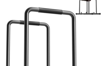 Yoleo Verstellbare Dip Barren – 500 kg Dip-Station, tragbar, funktional, Fitness-Bar mit Sicherheitsanschluss, robuster Dip-Ständer, Body-Presse, Paralleten-Übungs-Bar für Calisthenics