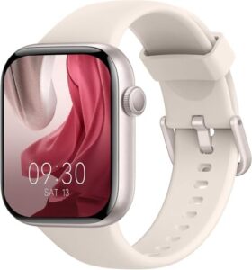 AcclaFit Smartwatch Damen Herren, 1,85″ HD Touch Fitnessuhr mit Telefonfunktion, 140+Sportmodi Smart Watch Fitness Tracker mit Pulsmesser Schlafmonitor Schrittzähler,IP68 Fitnessuhr für iOS Polarstern