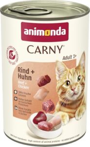 animonda Carny Adult Katzen Nassfutter Rind + Huhn (6 x 400g)