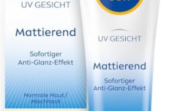 NIVEA SUN UV Gesicht Mattierender Sonnenschutz LSF 50 (50 ml), nicht fettende Sonnencreme für das Gesicht, sofort wirksame Sonnenmilch mit leichter Textur