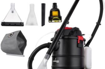 LEHMANN Waschsauger Ultrawash 4 in 1 | Staubsauger für Teppiche und Polstermöbel | Beutelloser Staubsauger mit 20-Liter-Behälter | inkl. umfangreichem Zubehör