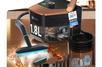 16-IN-1 Dampfreiniger Handgerät【2500 W Motor – 9S-Schnellaufheizung】