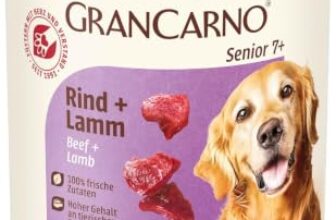 animonda GranCarno Senior Hunde Nassfutter mit Rind + Lamm (6 x 400g)