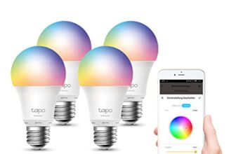 Tapo L530E(4-Pack) alexa Lampe E27, Energiespared, Mehrfarbrige dimmbare smarte WLAN Glühbirne, Smart home zubehör, Abläufe und Zeitpläne, Kein Hub notwendig