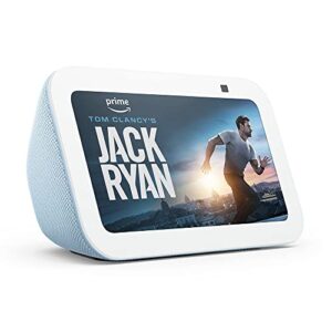 Zertifiziert und generalüberholt Echo Show 5 (3. Gen.) | Kompakter smarter Touchscreen mit Alexa zum Steuern deines Smart Homes und mehr | Graublau