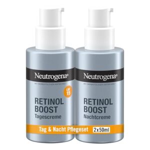 Neutrogena Retinol Boost Tages- & Nachtcreme Set, 2 x 50 ml