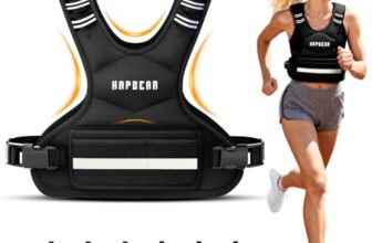HAPBEAR Verstellbare Gewichtsweste Für Herren & Frauen – Weighted Vest 1,8–14,5 KG Mit 6 Eisensand-Gewichten, Große Tasche mit Kettlebell-Fach – Ideal Für Fitness, Krafttraining