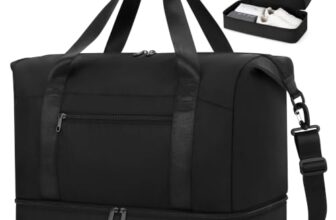 ZOMFELT EasyJet Handgepäck 45x36x20, Geräumige Reisetasche mit Schuhfach