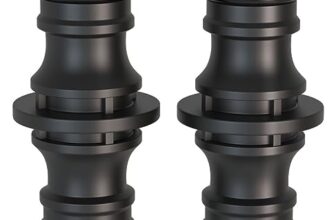 Schlauch Kupplung-2 Stück, 1/2 zoll 1/2 Zoll Doppelstecker Gartenschlauch Verbindungen, Extender Verlängerung Kupplung Zwei Wege Kupplung für Garten und Haus Schlauch