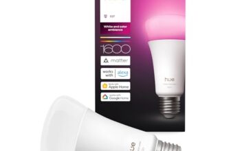 Philips Hue Smart LED A60 Lampe, E27