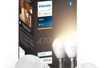 Philips Hue White E14 Luster, 2 x 470 lm, 2er Pack