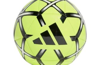 adidas Unisex Starlancer Club Ball Recreation Ball, Lucid Lemon/Black, 5