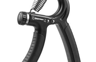 NIYIKOW Handtrainer Unterarmtrainer, Einstellbarer Widerstand 10-60kg, Grip Griffkraft Trainer, Fingertrainer, Hand Unterarm Trainingsgerät, Für Sportler und Wiederherstellung der Hand – Schwarz