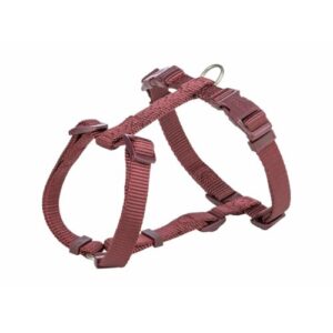 TRIXIE Premium H-Geschirr, XS–S: 30–44 cm/10 mm, Sangria