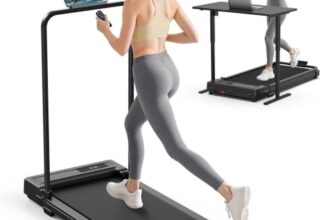 Laufband für Zuhause Walking Pad Klappbar – Home Schreibtisch Laufpad Faltbares Foldable Treadmill Leise Klappbares Laufbänder Mini Kleines Under Desk Office Running Machine Klappbare Treadmills 6km/h