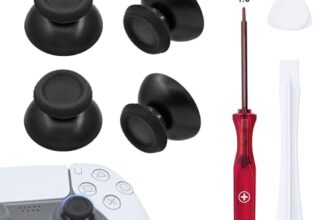Mcbazel Thumbsticks Joysticks Analogsticks und Reparatur Werkzeuge Kit für PS5 Controller