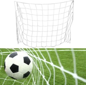 Hominas Fußballtornetz 2,4 x 1,8 m Ersatznetz für Torpfosten