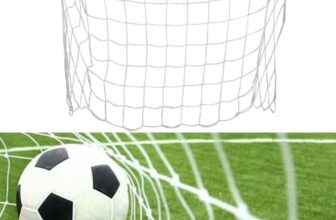 Hominas Fußballtornetz 2,4 x 1,8 m Ersatznetz für Torpfosten