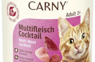 animonda Carny Katzen Nassfutter Multifleisch-Cocktail (6 x 400g), getreidefreies Katzen Nassfutter ohne Zucker, mit frischen fleischigen Zutaten
