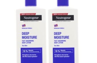 2x Neutrogena Deep Moisture Bodylotion Norwegische Formel trockene Haut je 400ml