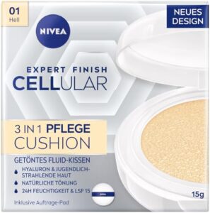 NIVEA Expert Finish Cellular Care-Cushion Make-up, hell, LSF 15, 15 g