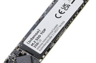Intenso Top M.2 SSD SATA III 256 GB Interne Festplatte 520MB/s