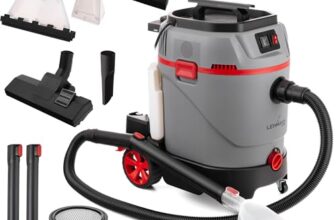 LEHMANN Primewash 2800 Waschsauger, Profi Teppichreiniger & Polsterreiniger mit Heißwasser 60°C, Nass- & Trockensauger mit 35 L Tank, Sprühextraktionsgerät für Textilien & Böden, Grau