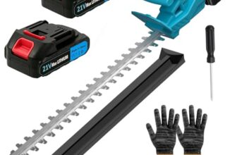 Akku‑Heckenschere für Makita‑Akkus,mit 2 x 2000mAh Akkus und Ladegerät