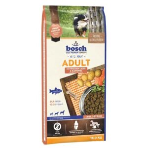 bosch Tiernahrung Adult Hundefutter trocken, Lachs & Kartoffel, 15 kg