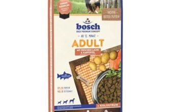 bosch Tiernahrung Adult Hundefutter trocken, Lachs & Kartoffel, 15 kg