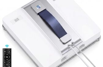 Lubluelu Fensterputzroboter mit KI-Navigation 8kPa Saugkraft