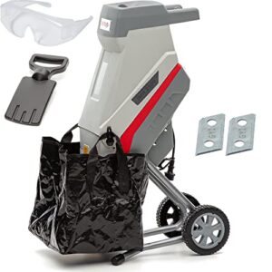 IKRA Elektro Gartenhäcksler IMH 2500, inkl. Ersatzmesser & Schutzbrille