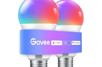 Govee Smart Glühbirne E27, WLAN LED Lampe RGBWW 800lm,dimmbare,2 Stück