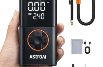 AstroAI Kabellose Elektrische Luftpumpe, Tragbare Akku Fahrradpumpe