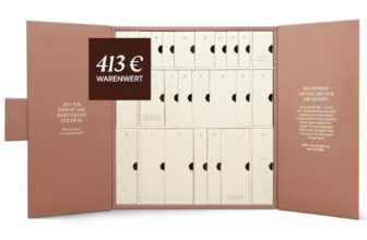 JUNGLÜCK Premium Adventskalender – 24 Türchen im Gesamtwert von 413 €