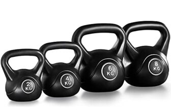 Yaheetech Kettlebell 20 kg Set Kugelhantel 2kg /4kg / 6kg/ 8kg Kugelgewicht