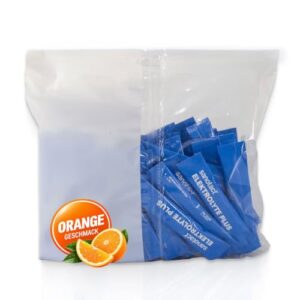 sanotact Elektrolyte Plus 50 Stück – Großpackung für Festival, Sport & Hochzeit Gastgeschenk – Elektrolyte Pulver für den Party Urlaub Zubehör & Training