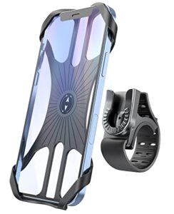 Acrhkoor Handyhalterung Fahrrad, Abnehmbar 360° Verstellbare Fahrrad Handyhalterung, Universal Motorrad Handyhalter für iPhone 13 12 Pro Max Mini, Samsung, Huawei, 4,0“-7,0“ Smartphone