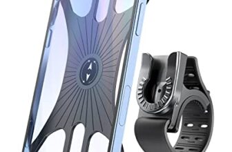 Acrhkoor Handyhalterung Fahrrad, Abnehmbar 360° Verstellbare Fahrrad Handyhalterung, Universal Motorrad Handyhalter für iPhone 13 12 Pro Max Mini, Samsung, Huawei, 4,0“-7,0“ Smartphone