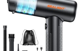 SEALIGHT Handstaubsauger Akku, 38000Pa Testsieger Autostaubsauger Stark