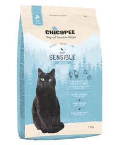 Chicopee Classic Nature Line | Adult Sensible | Katzenfutter trocken | Lamm | Optimale Verdauung, Vitamine, Selen, Zink | ohne Weizen | Inspiriert von der Natur Kanadas | 1,5 kg