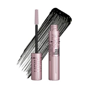 Maybelline New York Sky High Mascara für extreme Länge & volles Volumen, Tower Flex Bürste für Definition bis in die Spitzen, Formel mit Bambusextrakt, Schwarz (Very Black)
