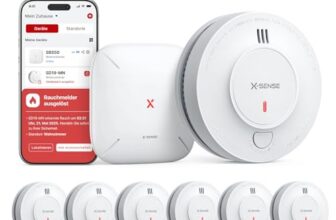 X-Sense Smart Rauchmelder mit 10-Jahres-Batterie, SD19-MN61, 6 Stück