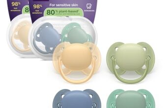 Philips Avent ultra soft Schnuller – kiefergerecht geformtes Design, für Babys von 6–18 Monaten, flexibles Saugerschild, symmetrischer Silikonsauger, BPA-frei, 4er-Pack, SCF091/53