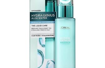 L’Oréal Paris Feuchtigkeitsfluid normale bis trockene Haut für Frauen: frische und geschmeidige Haut & bis zu 72h Feuchtigkeit mit Aloe Water und Hyaluronsäure, Hydra Genius, 1x 70ml