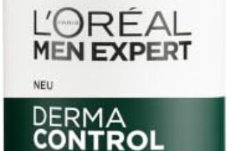 L’Oréal Men Expert Anti-Pickel Gesichtsreinigung für Männer, Waschgel für unreine & zu Akne neigende Haut, Herren Cleanser für das Gesicht mit 2% Salicylsäure & Niacinamide, Derma Control, 1 x 260 ml